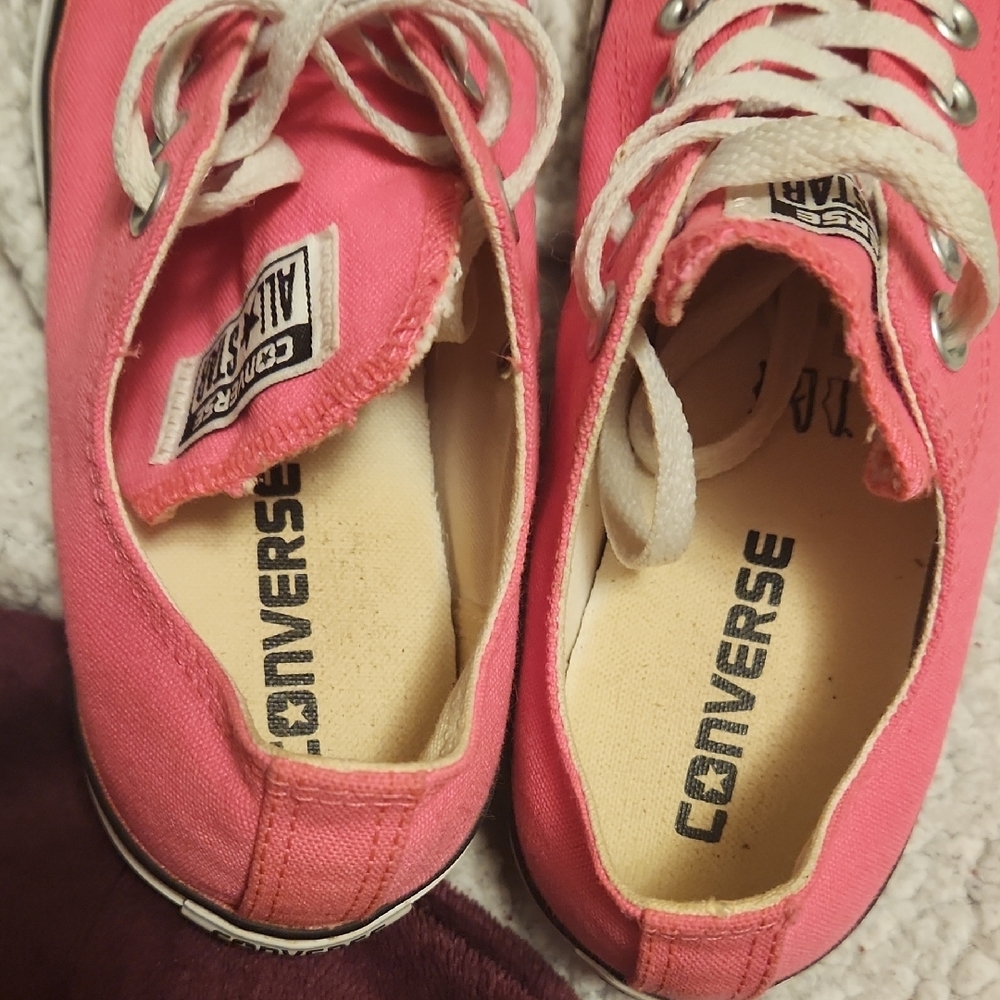 Converse Women's Vibrant Pink Sneakers - Picture 6 of 6